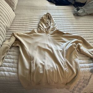 Gymshark Men's Tan Hoodie Sweater